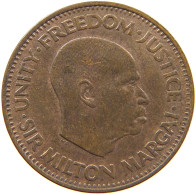 SIERRA LEONE 1/2 CENT 1964  #s029 0205 - Sierra Leone