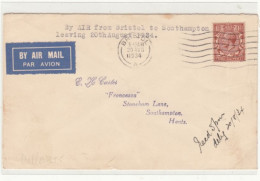 G.B. / 1934 Internal Airmails / Bristol - Ohne Zuordnung