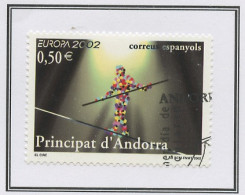 Andorre Espagnol - Andorra 2002 Y&T N°280 - Michel N°290 (o) - 0,50€ EUROPA - Usados