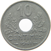 FRANCE 10 CENTIMES 1941  #c084 0813 - 10 Centimes