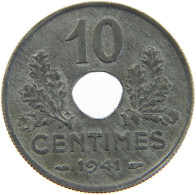 FRANCE 10 CENTIMES 1941  #a060 0331 - 10 Centimes