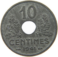 FRANCE 10 CENTIMES 1941  #a039 0629 - 10 Centimes