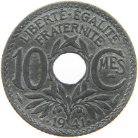 FRANCE 10 CENTIMES 1941  #a005 0883 - 10 Centimes