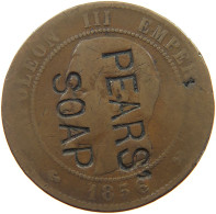 FRANCE 10 CENTIMES 1856 B Napoleon III. (1852-1870) PEARS SOAP #a084 0111 - 10 Centimes