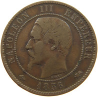 FRANCE 10 CENTIMES 1856 D Napoleon III. (1852-1870) #a059 0355 - 10 Centimes