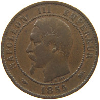 FRANCE 10 CENTIMES 1855 D Napoleon III. (1852-1870) #c033 0039 - 10 Centimes