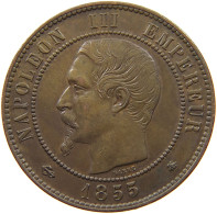 FRANCE 10 CENTIMES 1855 BB Napoleon III. (1852-1870) #t091 0223 - 10 Centimes