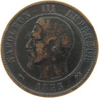 FRANCE 10 CENTIMES 1855 B Napoleon III. (1852-1870) #c050 0503 - 10 Centimes