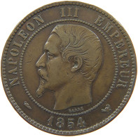 FRANCE 10 CENTIMES 1854 Napoleon III. (1852-1870) MONUMENT ÉRIGÉ A LA BOURSE LILLE #tm2 0523 - 10 Centimes