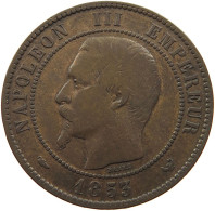 FRANCE 10 CENTIMES 1853 LILLE Napoleon III. (1852-1870) #t058 0027 - 10 Centimes