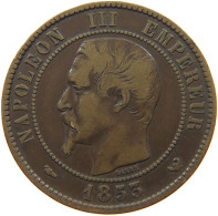 FRANCE 10 CENTIMES 1853 LILLE Napoleon III. (1852-1870) #t145 0347 - 10 Centimes