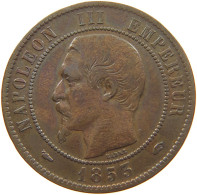 FRANCE 10 CENTIMES 1853 A Napoleon III. (1852-1870) #c002 0273 - 10 Centimes