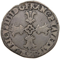 FRANCE 1/8 ECU 1605 L BAYONNE HENRI IV. (1589-1610) #t058 0287 - 1589-1610 Henry IV The Great