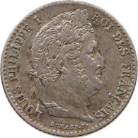 FRANCE 1/4 FRANC 1839 A LOUIS PHILIPPE I. (1830-1848) #t121 0297 - 1/4 Franc