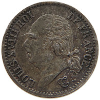 FRANCE 1/4 FRANC 1822 W LILLE LOUIS XVIII. (1814, 1815-1824) RARE #t138 0249 - 1/4 Francs