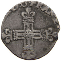 FRANCE 1/4 ECU  Henri III. (1574-1589) CUT #t057 0331 - 1574-1589 Henry III