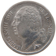 FRANCE 1/2 FRANC 1807 A LOUIS XVIII. (1814, 1815-1824) #t143 0619 - 1/2 Franc