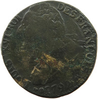 FRANCE 2 SOLS 1792 AA Louis XVI (1774-1793) #a008 0203 - 1791-1792 Costituzione 