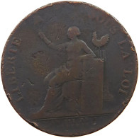 FRANCE 2 SOLS 1791 MONNERON #a059 0431 - 1791-1792 Constitution