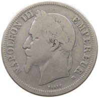 FRANCE 2 FRANCS 1867 BB Napoleon III. (1852-1870) #c082 0009 - 2 Francs