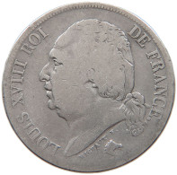 FRANCE 2 FRANCS 1816 A LOUIS XVIII. (1814, 1815-1824) #t159 0215 - 2 Francs