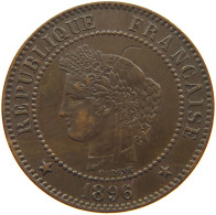 FRANCE 2 CENTIMES 1896 A  #t138 0193 - 2 Centimes