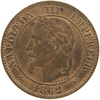 FRANCE 2 CENTIMES 1862 K Napoleon III. (1852-1870) #c032 0197 - 2 Centimes