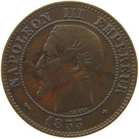 FRANCE 2 CENTIMES 1855 BB Napoleon III. (1852-1870) #c022 0435 - 2 Centimes