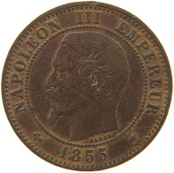 FRANCE 2 CENTIMES 1855 A Napoleon III. (1852-1870) #a085 0581 - 2 Centimes