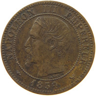 FRANCE 2 CENTIMES 1854 W Napoleon III. (1852-1870) #a013 0589 - 2 Centimes