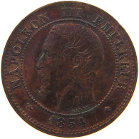 FRANCE 2 CENTIMES 1854 BB Napoleon III. (1852-1870) #a051 0117 - 2 Centimes