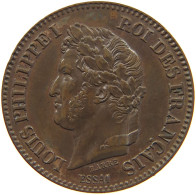 FRANCE 2 CENTIMES 1842 LOUIS PHILIPPE I. (1830-1848) ESSAI #T079 0101 - Andere & Zonder Classificatie