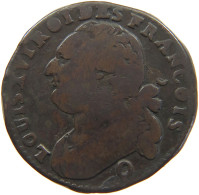 FRANCE 12 DENIERS 1792 Q Louis XVI (1774-1793) #c021 0057 - 1791-1792 Verfassung 