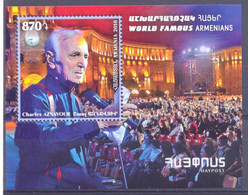 2018. Armenia, Charles Aznavour, Singer & Composer, S/s, Mint/** - Armenia