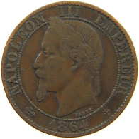 FRANCE 5 CENTIMES 1864 BB Napoleon III. (1852-1870) #c061 0095 - 5 Centimes