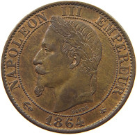 FRANCE 5 CENTIMES 1864 A Napoleon III. (1852-1870) #t119 0171 - 5 Centimes