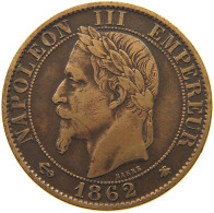 FRANCE 5 CENTIMES 1862 A Napoleon III. (1852-1870) #a032 0063 - 5 Centimes