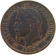 FRANCE 5 CENTIMES 1862 A Napoleon III. (1852-1870) #t156 0609 - 5 Centimes