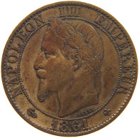 FRANCE 5 CENTIMES 1861 BB Napoleon III. (1852-1870) #c015 0301 - 5 Centimes