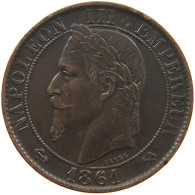 FRANCE 5 CENTIMES 1861 K Napoleon III. (1852-1870) #t017 0419 - 5 Centimes