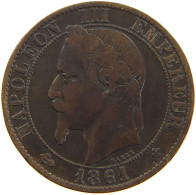 FRANCE 5 CENTIMES 1861 BB Napoleon III. (1852-1870) #a059 0239 - 5 Centimes