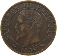 FRANCE 5 CENTIMES 1855 W Napoleon III. (1852-1870) #a092 0719 - 5 Centimes