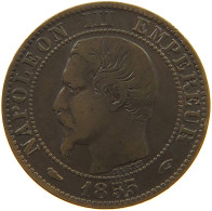 FRANCE 5 CENTIMES 1855 A Napoleon III. (1852-1870) #a059 0229 - 5 Centimes