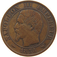 FRANCE 5 CENTIMES 1854 W Napoleon III. (1852-1870) #c022 0009 - 5 Centimes