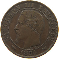 FRANCE 5 CENTIMES 1854 W Napoleon III. (1852-1870) #a095 0163 - 5 Centimes