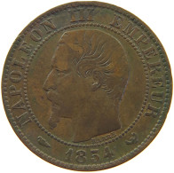 FRANCE 5 CENTIMES 1854 W Napoleon III. (1852-1870) #s013 0055 - 5 Centimes