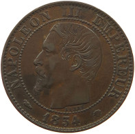 FRANCE 5 CENTIMES 1854 MA Napoleon III. (1852-1870) #t058 0083 - 5 Centimes