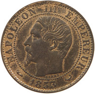 FRANCE 5 CENTIMES 1853 LILLE Napoleon III. (1852-1870) 5 CENTIMES 1853 VISIT BOURSE LILLE #t058 0081 - 5 Centimes