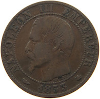 FRANCE 5 CENTIMES 1853 BB Napoleon III. (1852-1870) #s077 0385 - 5 Centimes