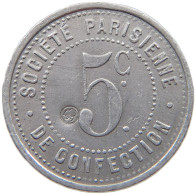 FRANCE 5 CENTIMES  PARIS CONFECTION #t130 0429 - Andere & Zonder Classificatie